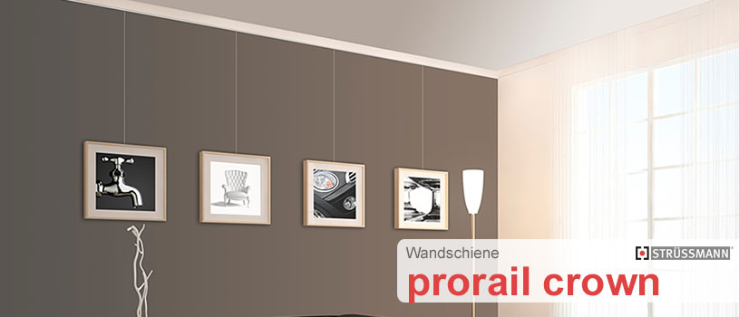 Bilderschiene galerieschiene prorail crown